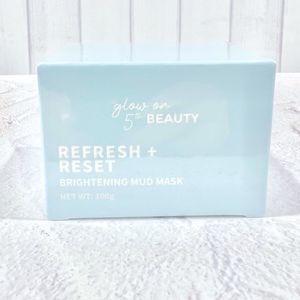 Glow on 5th BEAUTY REFRESH + RESET - Brightening Mud Mask brand new. sealed!